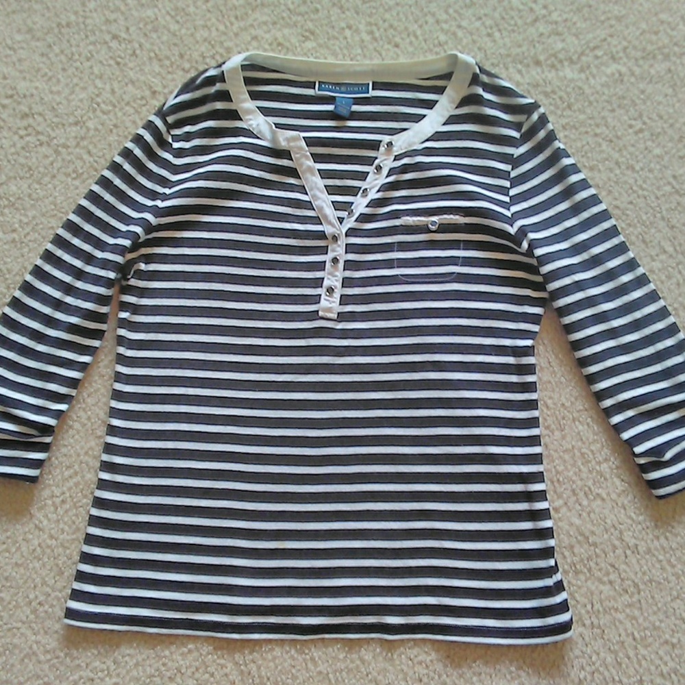 🌈Karen Scott 3/4 sleeve shirt.